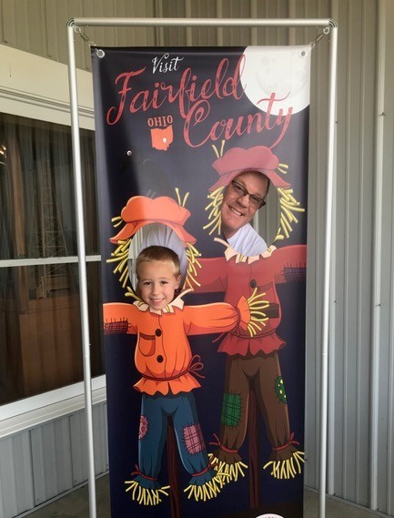 scarecrow news faces in cutout